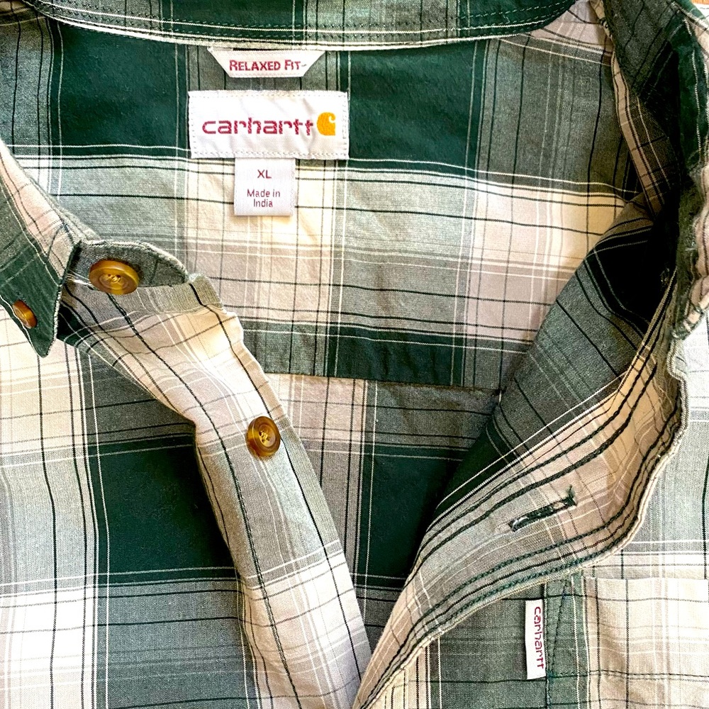 Carhartt Relaxed Fit Button Down Short Sleeve XL
